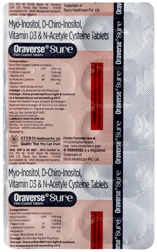 Oraverse Sure Tablet 10
